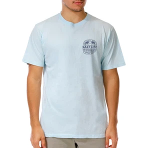 Thumbnail 2: Salt Life Men's Short Sleeve Sunset Graphic Crew Neck Tee 