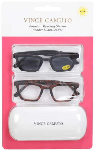 Thumbnail 1: Vince Camuto 3 Pc Premium Reading Glasses Set 