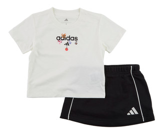 Thumbnail 1: Adidas Little Girls 2 Pc Skort Set 