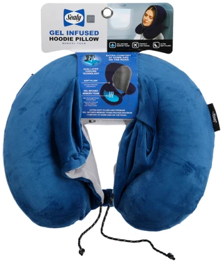 Thumbnail 1: Sealy Gel Infused Hoodie Memory Foam Pillow  