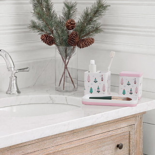 Thumbnail 5: AVANTI Avanti Frosted Fir 3-Piece Bath Accessory Set 