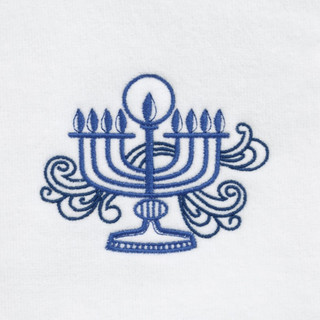 Thumbnail 4: AVANTI Avanti Menorah 2-Pack Hand Towel Set 