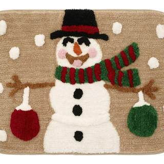 Thumbnail 5: AVANTI Avanti Mr. Snowman 3-Piece Contour Rug Set 
