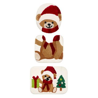 Thumbnail 1: AVANTI Avanti Teddy Bear 3-Piece Contour Rug Set 