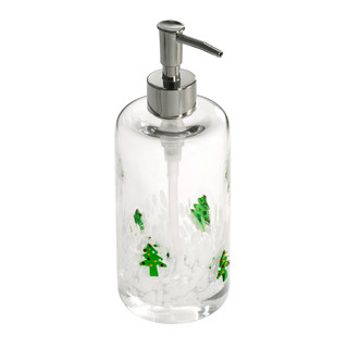 Thumbnail 3: AVANTI Avanti Decorated Trees Glass Lotion Dispenser 