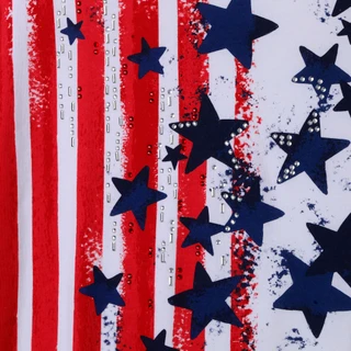 Thumbnail 3: Coral Bay Women's Scratchy American Flag Tee 