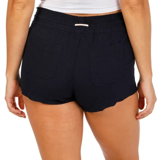 Thumbnail 3: April Kiss Junior's Linen Drawstring Shorts 