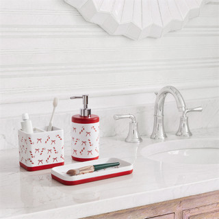 Thumbnail 5: AVANTI Avanti Candy Canes 3-Piece Bath Accessory Set 