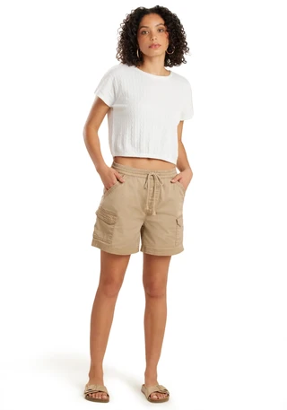 Thumbnail 2: SUPPLIES BY UNIONBAY Women's Corey 5-Inch Cargo Shorts 