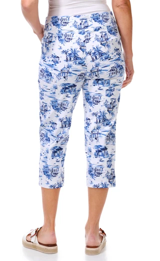 Thumbnail 3: Coral Bay Women's 21 In. Printed Capris 
