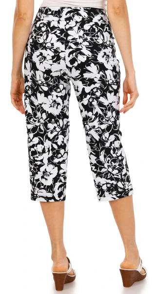 Thumbnail 3: Coral Bay Women's 21 In. Printed Capris 