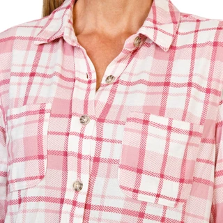 Thumbnail 2: C&C California Women's Long Sleeve Plaid Button Up Top 