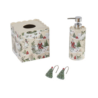 Thumbnail 3: AVANTI Avanti Yuletide Shower Hooks 