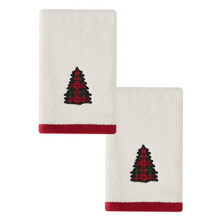Thumbnail 1: AVANTI Avanti Patchwork Plaid 2-Pack Fingertip Towel Set 
