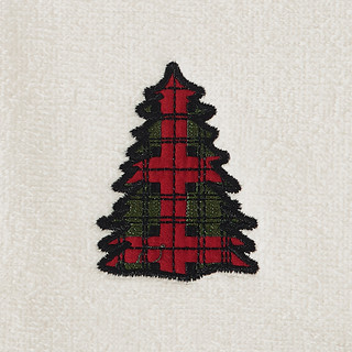Thumbnail 4: AVANTI Avanti Patchwork Plaid 2-Pack Fingertip Towel Set 