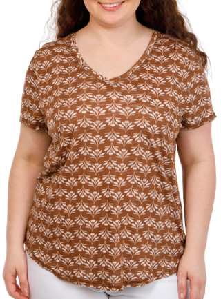 Thumbnail 1: Blue Sol Plus V-Neck Luxey Top 