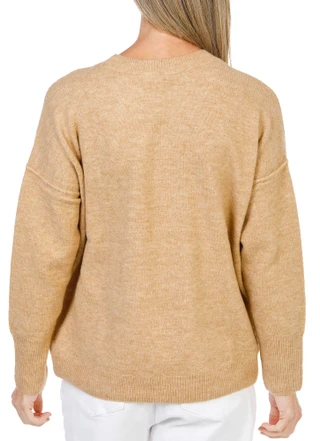 Thumbnail 3: Vince Camuto Women's Long Sleeve Cozy Crew Neck Sweater Top 