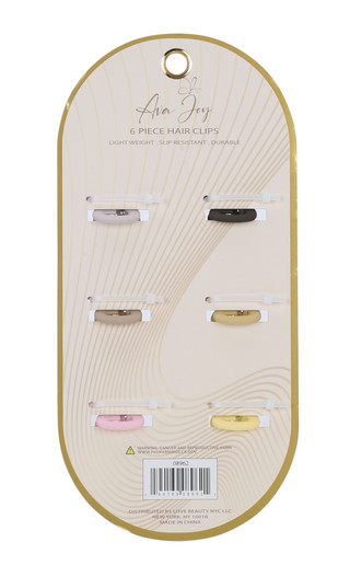 Thumbnail 2: AVA JOY 6 Pk Lightweight Durable Mini Claw Clips 