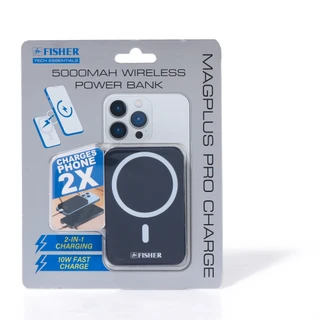 Thumbnail 1: Fisher 5000mAh Magplus Pro Charge Wireless Power Bank 