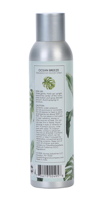 Thumbnail 2: Brooklyn Fragrance Co. 8 oz Ocean Breeze Fragranced Room Spray 