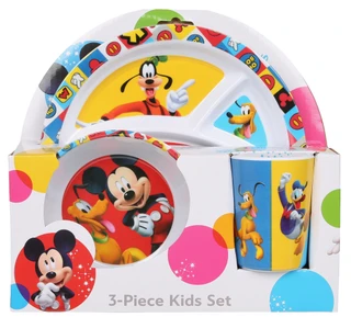 Thumbnail 1: Disney 3 Pc Kids Dinnerware Set  