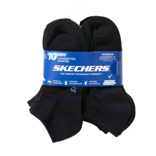 Thumbnail 2: Skechers Men's 10 Pk Low Cut Cushioned Socks 