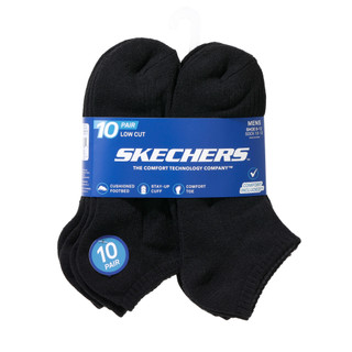 Thumbnail 1: Skechers Men's 10 Pk Low Cut Cushioned Socks 