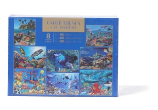 Thumbnail 1: 8-in-1 Under The Sea Puzzle Set 