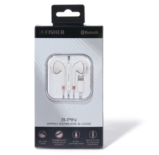 Thumbnail 1: Fisher 8-Pin Wired Earbuds & Case 