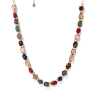 Thumbnail 1: C&C California Multi-Stone Gold Necklace 