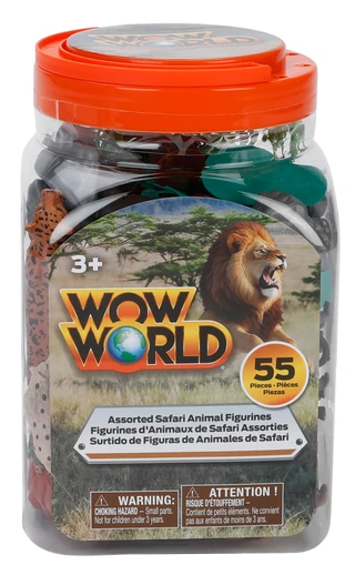 Thumbnail 1: NKOK 55 Pc Assorted Safari Animal Figurines 