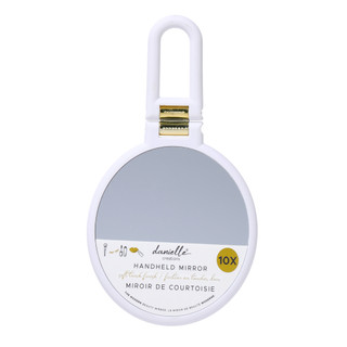 Thumbnail 1: DANIELLE CREATIONS 10x Magnifying Handheld Beauty Mirror 