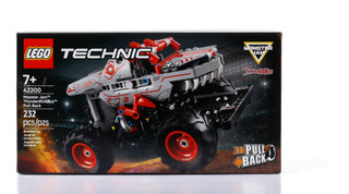 Thumbnail 1: LEGO 232 Pc Monster Jam ThunderROARus Pull-Back  