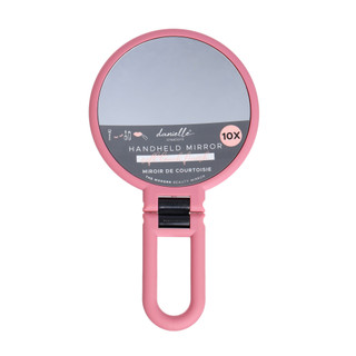 Thumbnail 1: DANIELLE CREATIONS 10x Magnifying Handheld Beauty Mirror 