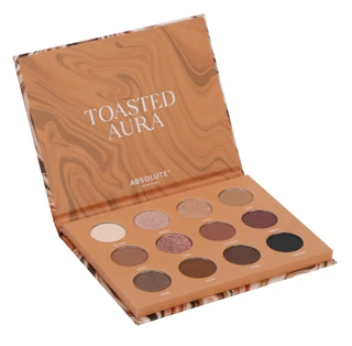 Thumbnail 1: Absolute New York 12 Color Multi-Formula Toasted Aura Eyeshadow Palette 