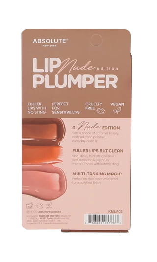 Thumbnail 2: Absolute New York 3 Pk Nude Edition Lip Plumper Set 