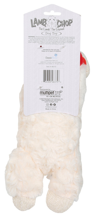 Thumbnail 3: Multipet Lamb Chop Dog Toy 
