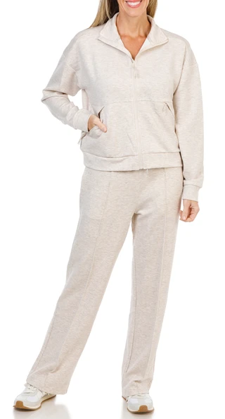 Thumbnail 1: Jessica Simpson 2 Pc Soft Sculpt Full Zip Jacket And Pants  