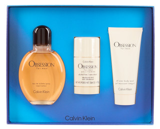 Thumbnail 1: Calvin Klein 3 Pc Men's EDT Spray Deodorant and Body Wash Gift Set  
