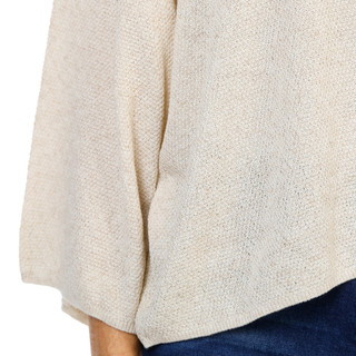 Thumbnail 2: MAX STUDIO Women's 3/4 Sleeve Pullover Cropped Top  