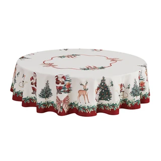Thumbnail 4: AVANTI Avanti Heirloom Noel Tablecloth 