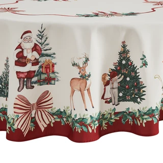 Thumbnail 6: AVANTI Avanti Heirloom Noel Tablecloth 