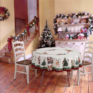 Thumbnail 1: AVANTI Avanti Heirloom Noel Tablecloth 