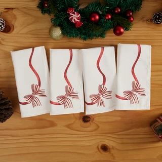 Thumbnail 3: AVANTI Avanti Heirloom Noel 4-Pack Napkin Set 