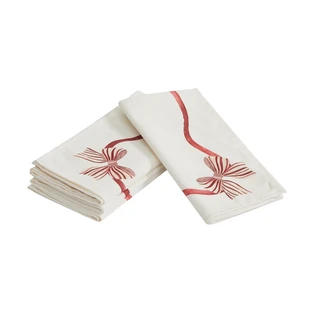 Thumbnail 5: AVANTI Avanti Heirloom Noel 4-Pack Napkin Set 