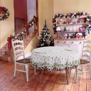 Thumbnail 2: AVANTI Avanti Holly Plaid Tablecloth 