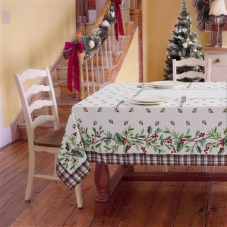 Thumbnail 3: AVANTI Avanti Holly Plaid Tablecloth 
