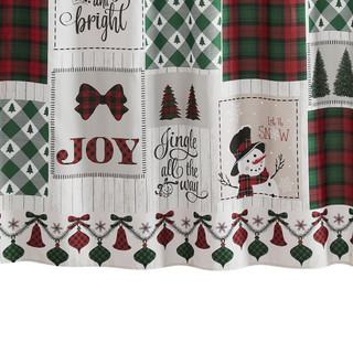 Thumbnail 3: AVANTI Avanti Patchwork Plaid Shower Curtain 