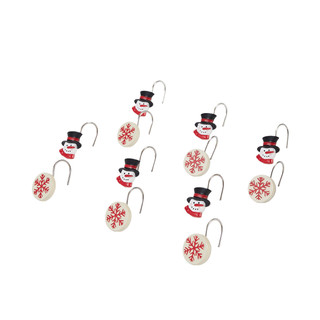 Thumbnail 1: AVANTI Avanti Patchwork Plaid Shower Hooks 