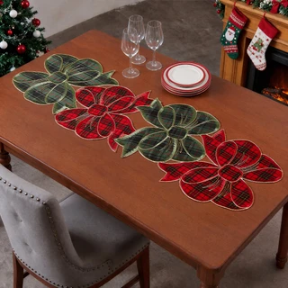 Thumbnail 3: AVANTI Avanti Plaid Bows 36" Centerpiece 